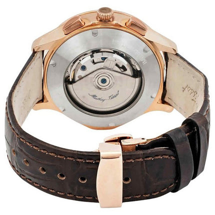 Orologio da uomo Mathey-Tissot Edmond Chronograph Limited Edition quadrante bianco automatico H1886CHATPI con set regalo