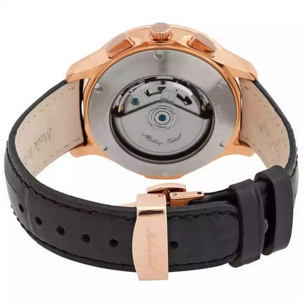 Mathey-Tissot Edmond Cronografo in edizione limitata quadrante nero automatico H1886CHATPN orologio da uomo con set regalo
