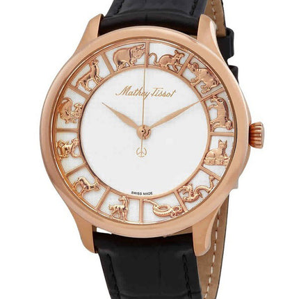 Mathey-Tissot Edmond Edizione limitata 12 segni zodiacali cinesi Quadrante in madreperla Orologio automatico da uomo H1886P2 con