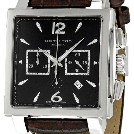 Orologio da uomo Hamilton Jazzmaster Square H32666535 cronografo automatico