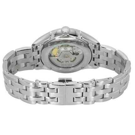 Orologio da uomo Hamilton Jazzmaster in acciaio inossidabile con quadrante a cuore aperto e automatico H32675151
