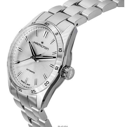 Orologio da donna Hamilton Jazzmaster Performer in acciaio inossidabile con quadrante argentato automatico H36105150 100M