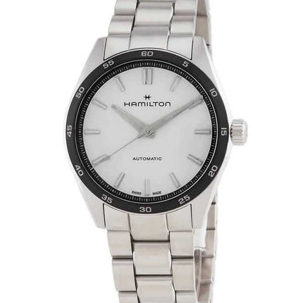 Orologio da uomo Hamilton Jazzmaster Performer in acciaio inossidabile con quadrante bianco automatico H36205110 100M