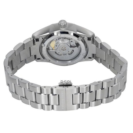 Orologio da uomo Hamilton Jazzmaster Performer in acciaio inossidabile con quadrante blu automatico H36235140 100M