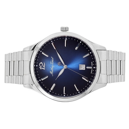 Orologio da uomo Mathey-Tissot Urban Metal quadrante blu al quarzo H411MABU