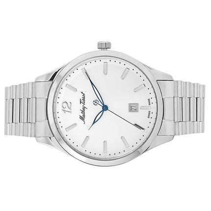 Orologio da uomo Mathey-Tissot Urban Metal quadrante bianco al quarzo H411MAI