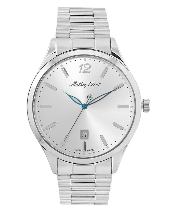 Orologio da uomo Mathey-Tissot Urban Metal Silver Dial Quartz H411MAS