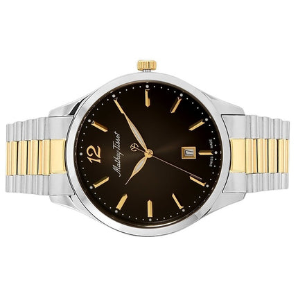 Orologio da uomo Mathey-Tissot Urban Metal quadrante nero al quarzo H411MBN