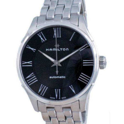 Orologio da uomo Hamilton Jazzmaster automatico con quadrante nero H42535130