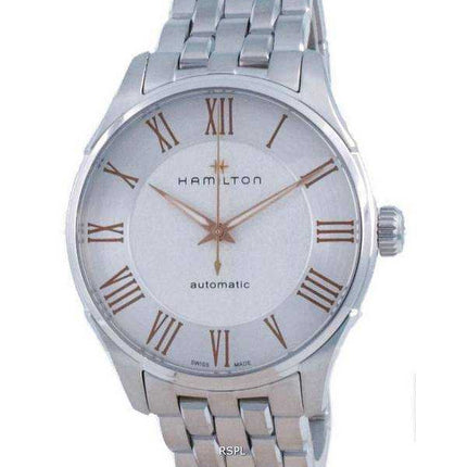 Orologio da uomo Hamilton Jazzmaster automatico con quadrante argento H42535150