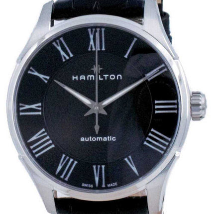 Orologio da uomo Hamilton Jazzmaster automatico con quadrante nero H42535730