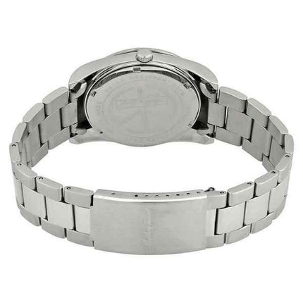 Orologio da uomo Mathey-Tissot Mathy I in acciaio inossidabile con quadrante bianco al quarzo H450AI