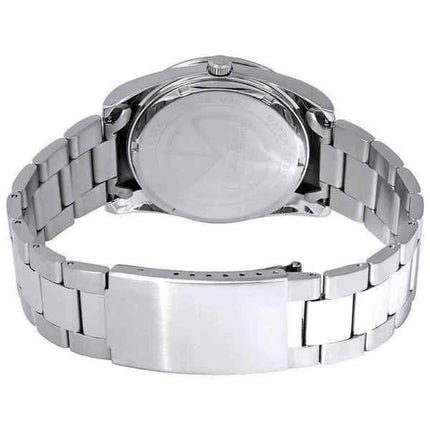 Orologio da uomo Mathey-Tissot Mathy I in acciaio inossidabile con quadrante nero al quarzo H450AN