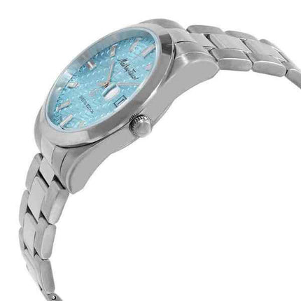 Orologio da uomo Mathey-Tissot Mathy I in acciaio inossidabile con quadrante blu al quarzo H450SE
