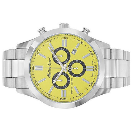 Orologio da uomo Mathey-Tissot Mathy I Jumbo edizione speciale cronografo quadrante giallo al quarzo H455CHJ