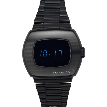 Orologio da uomo Hamilton American Classic PSR Digital in acciaio inossidabile al quarzo H52404131 100M