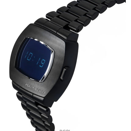 Orologio da uomo Hamilton American Classic PSR Digital in acciaio inossidabile al quarzo H52404131 100M