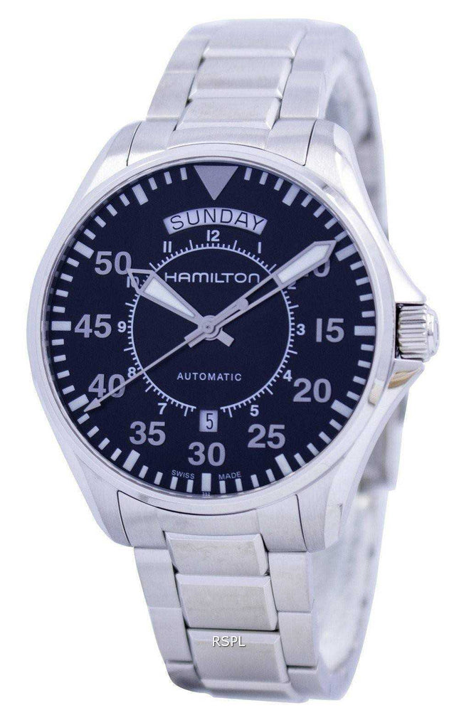 Orologio da uomo Hamilton Pilot Day Date Aviation Automatic H64615135
