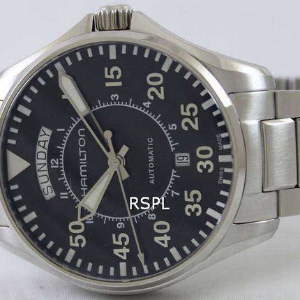 Orologio da uomo Hamilton Pilot Day Date Aviation Automatic H64615135