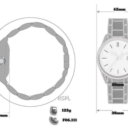 Orologio da uomo Hamilton Khaki archiviato al quarzo Swiss Made H68201193