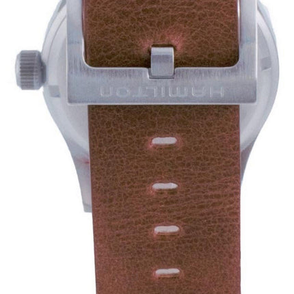 Orologio da uomo Hamilton Khaki Field con quadrante nero meccanico H69439531