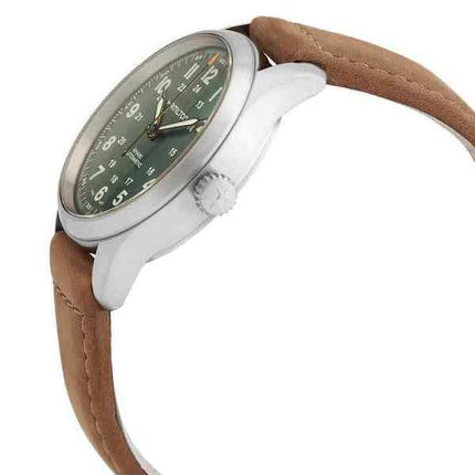 Hamilton Khaki Field titanio quadrante verde 25 gioielli automatico H70205860 100M orologio unisex