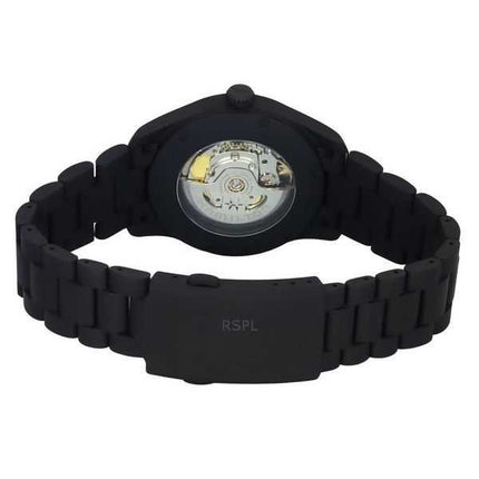 Orologio da uomo Hamilton Khaki Field PVD rivestito in titanio quadrante nero automatico H70215130 100M