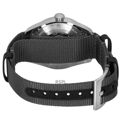 Orologio Hamilton Khaki Field Expedition con cinturino in tessuto e quadrante nero automatico H70315930 100M unisex