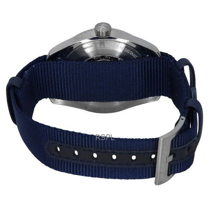 Orologio Hamilton Khaki Field Expedition con cinturino in tessuto e quadrante blu automatico H70315940 100M unisex