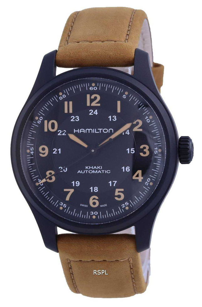 Orologio da uomo Hamilton Khaki Field Titanium automatico H70665533 100M