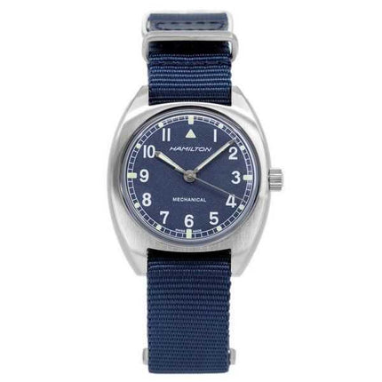 Orologio da uomo Hamilton Khaki Aviation Pilot Pioneer quadrante blu meccanico H76419941 100M