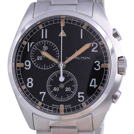 Orologio da uomo Hamilton Khaki Aviation Pilot Pioneer cronografo al quarzo H76522131 100M