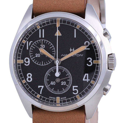 Orologio da uomo Hamilton Khaki Aviation Pilot Pioneer cronografo al quarzo H76522531 100M