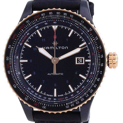 Orologio da uomo Hamilton Khaki Aviation in acciaio inossidabile automatico H76635730 100M