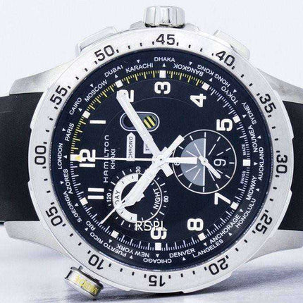 Orologio da uomo Hamilton Khaki Worldtimer Chrono Quartz H76714335