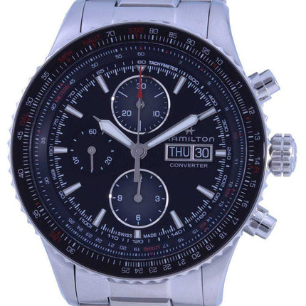 Orologio da uomo Hamilton Khaki Aviation Converter cronografo automatico H76726130 100M