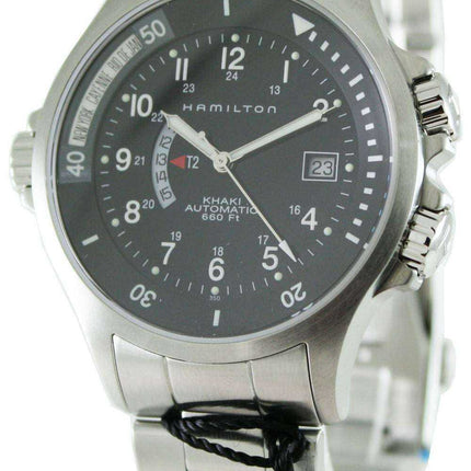 Orologio da uomo Hamilton Khaki Navy GMT H77615133