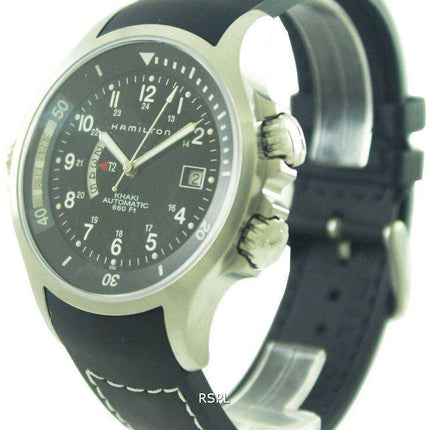 Orologio da uomo Hamilton Khaki Automatic Navy GMT H77615333