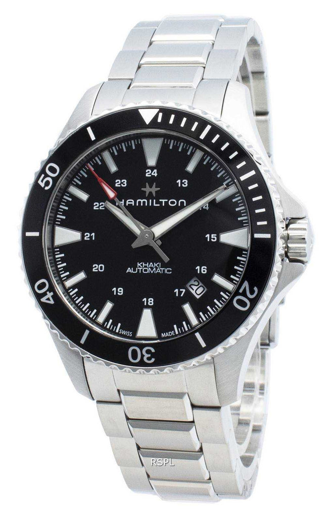 Orologio da uomo automatico Hamilton Khaki Navy H82335131