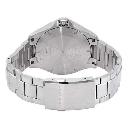 Orologio da uomo Hamilton Khaki Navy Scuba in acciaio inossidabile quadrante blu automatico da sub H82505140 300M
