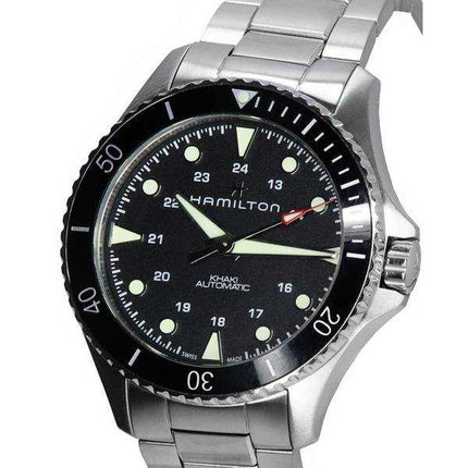H82515130 300M Orologio da uomo Hamilton Khaki Navy Scuba quadrante nero automatico Diver