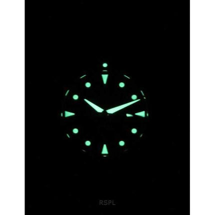 Orologio da uomo Hamilton Khaki Navy Scuba in acciaio inossidabile con quadrante verde automatico subacqueo H82525160 300M