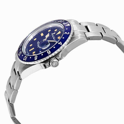 Orologio da uomo Mathey-Tissot Mathy vintage automatico in acciaio inossidabile con quadrante blu H900ATBU