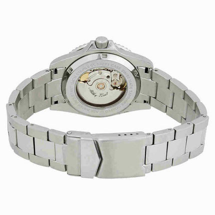 Orologio da uomo Mathey-Tissot Mathy vintage automatico in acciaio inossidabile quadrante nero H900ATN 100M