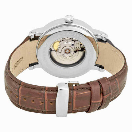 Orologio da uomo automatico H9030AI con cinturino in vera pelle Mathey-Tissot Renaissance con quadrante bianco