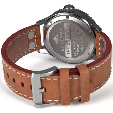 Hemel Stratus lunetta in ceramica nera con quadrante Super-LumiNova C3 automatico HF7 100M orologio da uomo