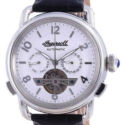 Ingersoll The New England Silver Dial Open Heart Orologio da uomo automatico I00903B