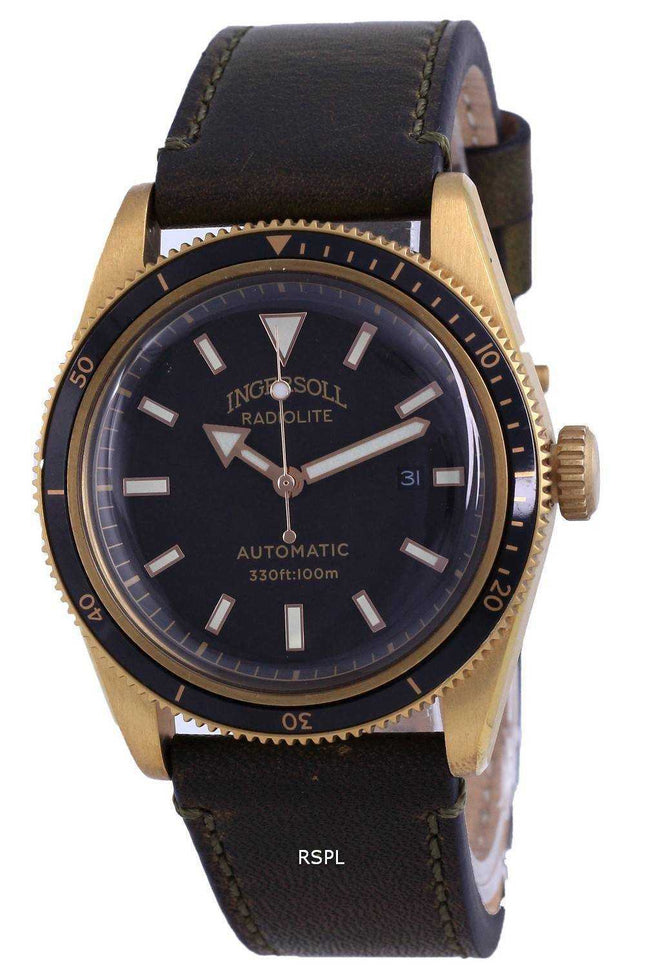 Orologio da uomo Ingersoll The Scovill in edizione limitata automatico in pelle I05007 100M