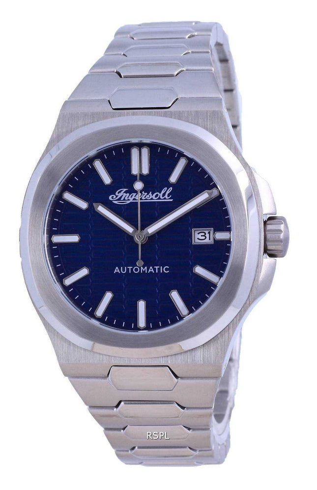 Orologio da uomo Ingersoll The Catalina quadrante blu in acciaio inossidabile automatico I11801