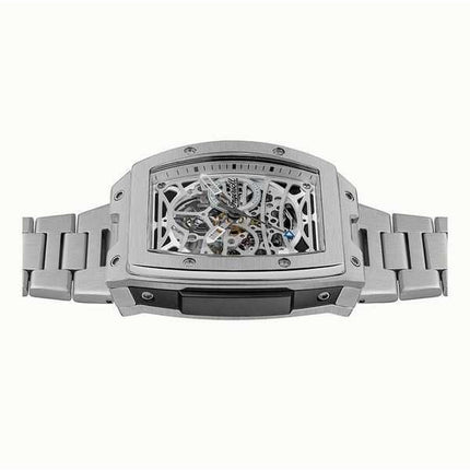 Orologio da uomo Ingersoll The Challenger in acciaio inossidabile con quadrante scheletrato argento automatico I12310